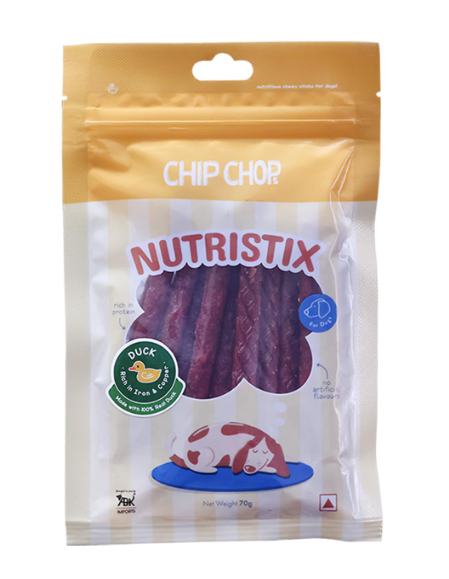 Chip Chops Nutristix, Duck Dog Treat 70 Gm