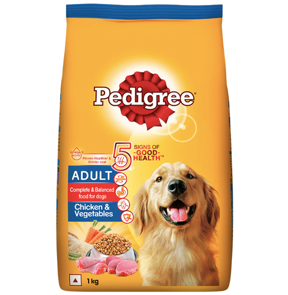 Pedigree Chicken & Veg Adult All Breed Dog Dry Food