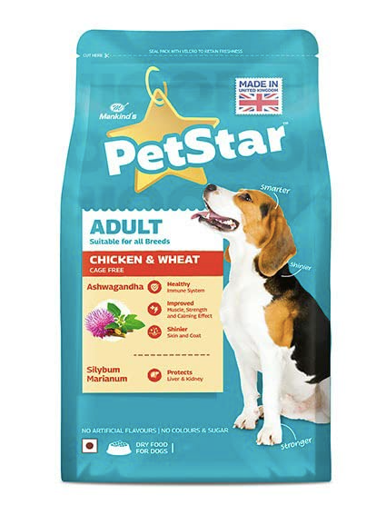 Petstar Adult Chicken and Wheat All Breed Dog Dry Food