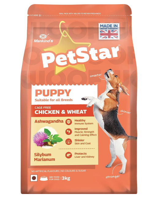 Petstar Puppy Chicken and Wheat All Breed Dog Dry Food