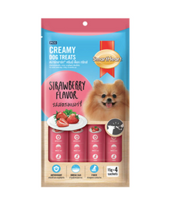 Smart Heart Strawberry Creamy Dog Treat