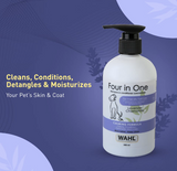 WAHL Four in One Shampoo and Conditioner Concentrate For Dog