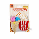 FOFOS Yummy DIET POPCORN & CONE Cat Toy