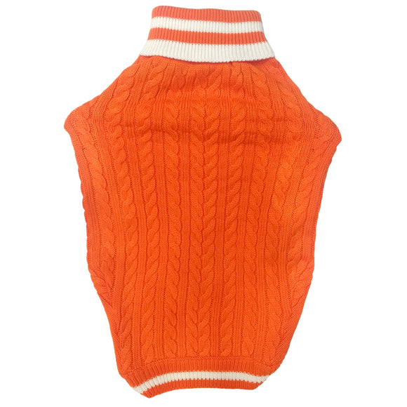 Tangerine Winter Sweaters for Dogs