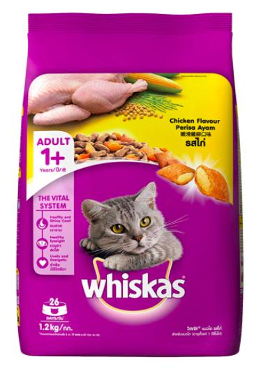 Whiskas Chicken Flavour Adult All Breed Cat Dry Food