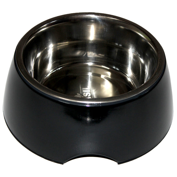 Melamine Solid Bowl for Dogs, Black