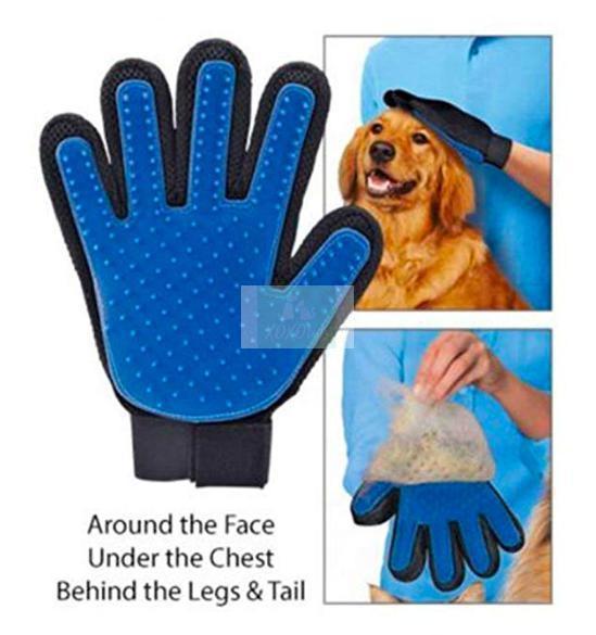 Five finger deshedding glove on sale