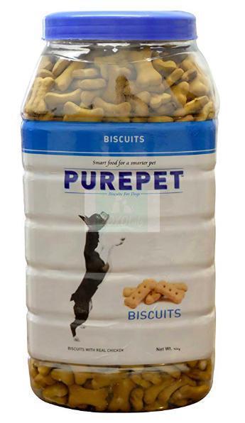 Purepet Milk Flavour Real Chicken Dog Biscuit Treat