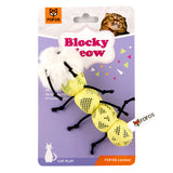 FOFOS Blocky MEOW WORM Cat Toy