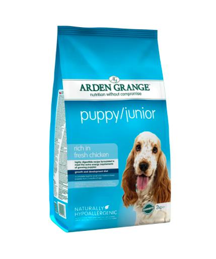 Arden Grange Puppy/Junior with Fresh Chicken & Rice Small & Medium Breed Dog Dry Food
