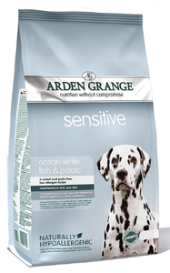 Arden Grange Sensitive Grain Free White Ocean Fish & Potato Adult All Breed Dog Dry Food