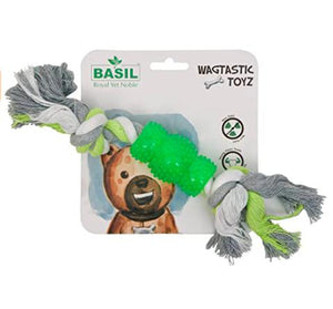 Basil TPR Cotton Rope Toy