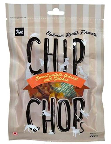 Chip Chops Sweet Potato Twined With Chicken Dog Treat 70 Gm