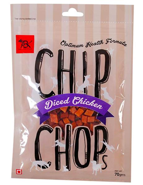 Chip Chops Diced Chicken Dog Treat 70 Gm