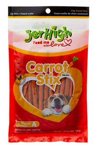 Jerhigh Carrot Stix Dog Treat 100 Gm