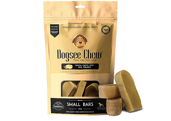 Dogsee Chew Long-Lasting Dental Chews With Real Turmeric Small Breed Dog Treat