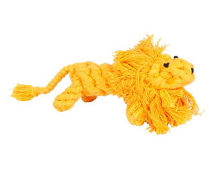 Braided Lion Rope Toy