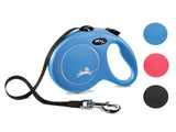 Flexi New Classic Tape Retractable Leash for Dogs, Blue