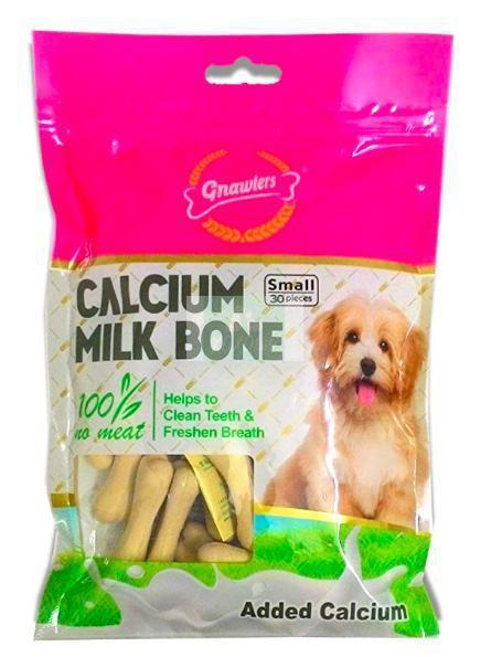 Gnawlers Calcium Milk Bone 2.5 Inch Dog Treat