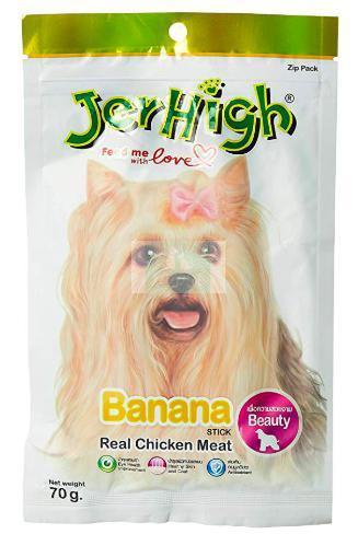 Jerhigh Banana Stick Dog Treat 70 Gm