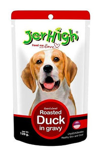 Jerhigh Roasted Duck In Gravy Puppy & Adult Dog Food Topper 120 Gm