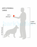 Barkbutler JUST A FOOTBALL Natural Rubber Dog Toy