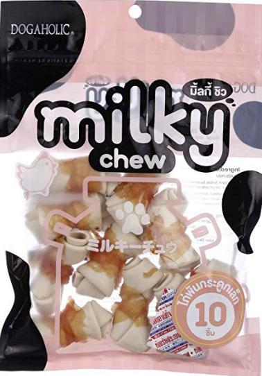 Dogaholic Milky Chew Knotted Chicken Bone Dog Treat