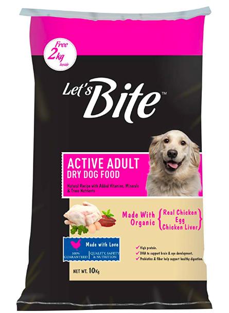 Let's Bite Active Organic Adult All Breed Dog Dry Food
