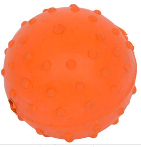 Studded Ball with a Bell Toy for Dogs