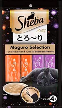 Sheba Melty Premium Snack Maguro Selection (Pack Of 4) Cat Treat 48 Gm