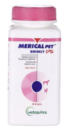 Vetoquinol Merical Pet Briskit DS for Dogs & Cats 60 Tabs