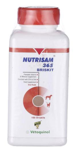 Vetoquinol Nutrisam 365 Briskit for Dogs & Cats