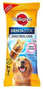 Pedigree Dentastix (7 Sticks) Adult Large Breed Dog Treat 270 Gm