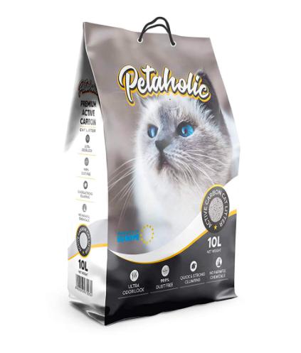 Petaholic Premium Active Carbon Cat Litter 10 L