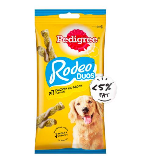 Pedigree Rodeo Duos Dog Treat 123 G (7 Sticks)