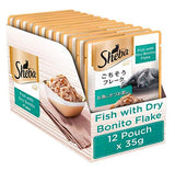 Sheba Premium Gravy Fish With Dry Bonito Flake Cat Food Topper 35 Gm