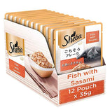 Sheba Premium Gravy Fish With Sasami Cat Food Topper 35 Gm