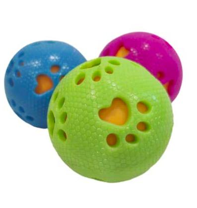 TPR 2 in One Squeaky Ball Toy for Dogs