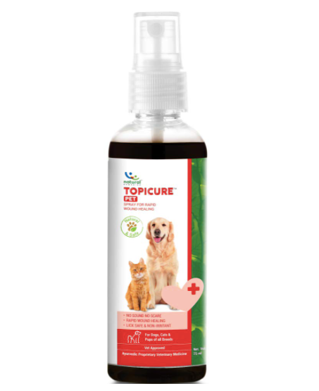 Natural Remedies Topicure Spray for Dogs, 75 ml