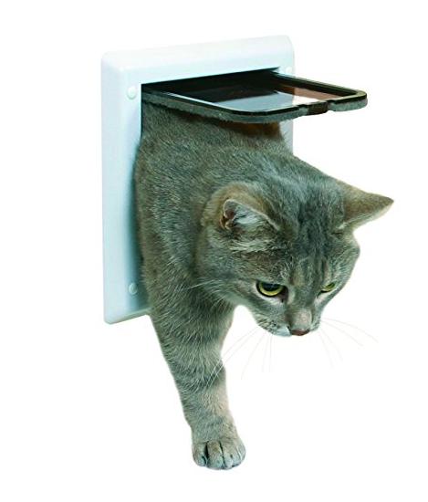 Grey cat flap clearance