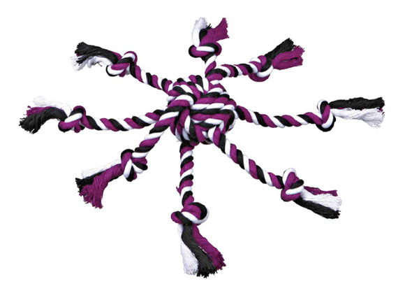 Trixie Rope Toy with Woven-in-Ball 7 CM