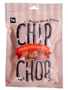 Chip Chops Chicken & Calcium Bone Dog Treat 70 Gm