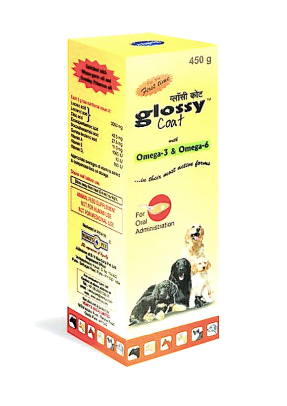Venky's Glossy Coat with Omega 3 & Omega 6 for Dogs & Cats 200 G