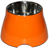 Cocker Elevated Melamine Bowl for Dogs, Orange