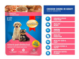 Smart Heart Puppy Chicken Chunks in Gravy Dog Food Topper 80 Gm